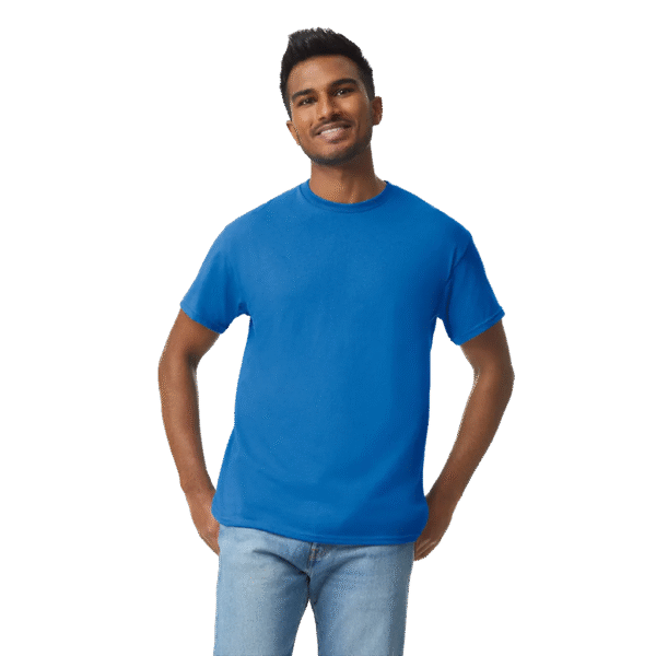 DTF-Playera Cuello Redondo Manga Corta G500 Cantidad minima 6pzs.