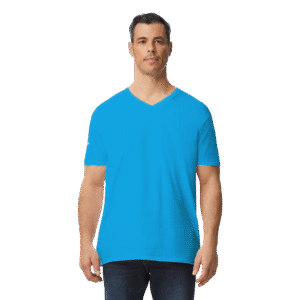 DTF-Playera Cuello V Manga Corta para Caballero 64V00 Minimo de Orden 6pzs.