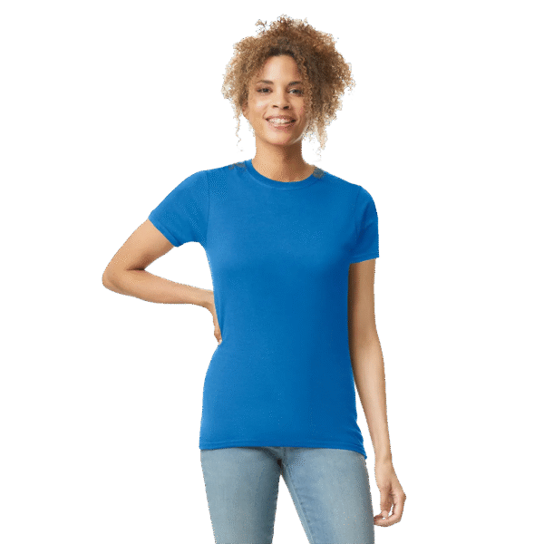 DTF-Playera para Dama, Cuello Redondo, 64000L - Mínimo de Orden 6pzs.