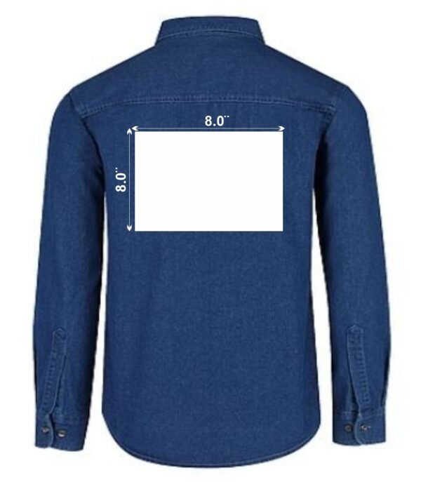 EMB-Camisa para Caballero Gmp ML Mezclilla-Minimo de Orden 6pzs. - Image 3