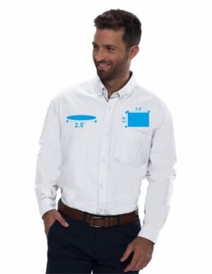 EMB-Camisa para Caballero Oxford-ML-GMP-Minimo de Orden 6pzs.